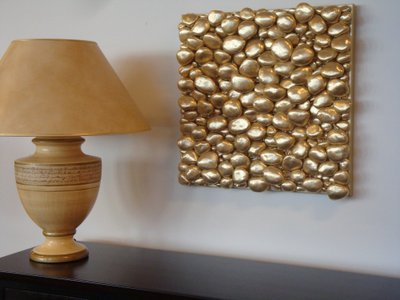 Liivi Leppiku kuldne 3D kivikangas 