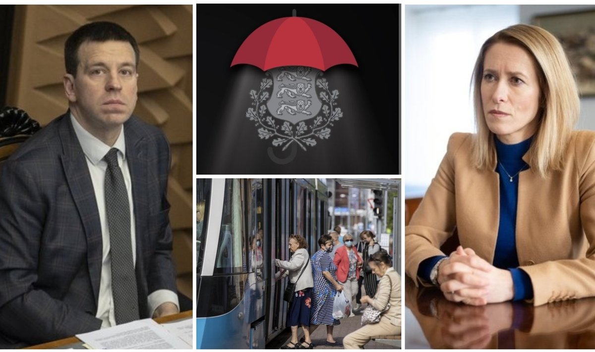 Vasakul Jüri Ratas, paremal Kaja Kallas