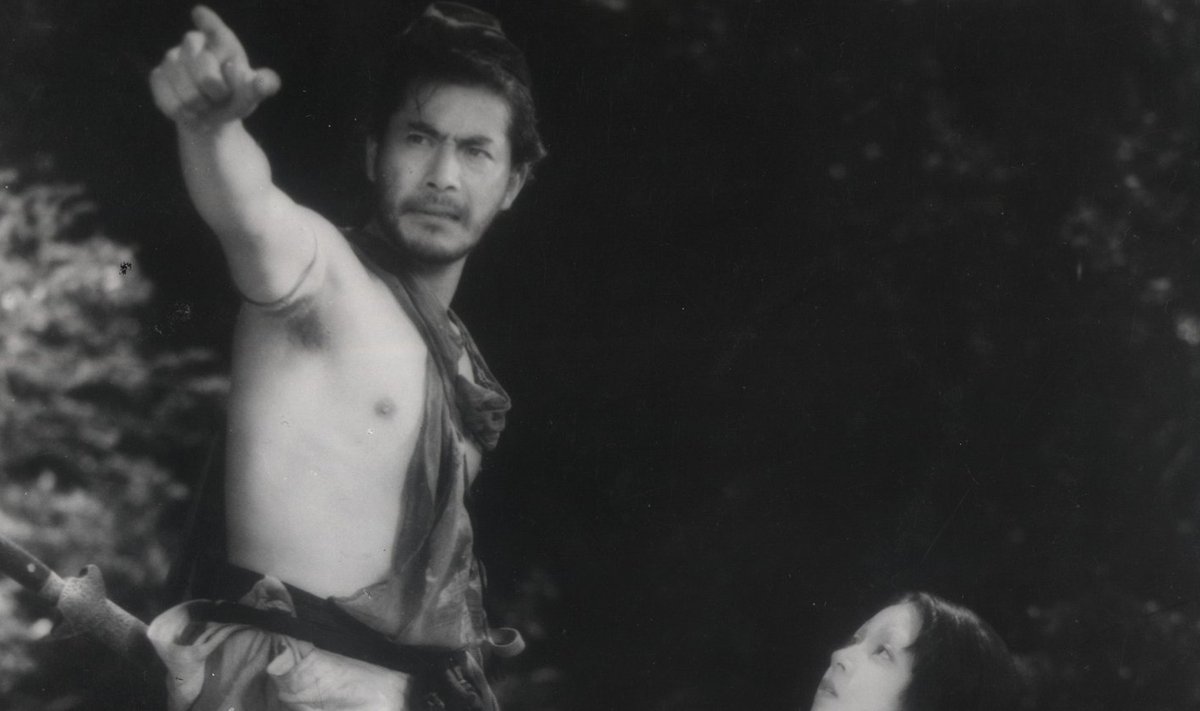 Kaader Akira Kurosawa 1950. aastal valminud filmist “Rashomon”.