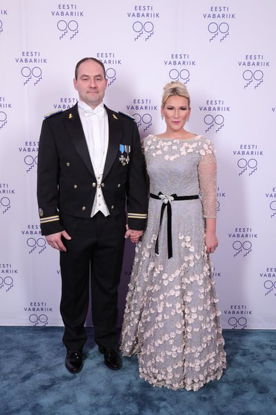 Aasta suurpere vanemad Janne ja Peeter Aan 2017. aastal presidendi vastuvõtul.