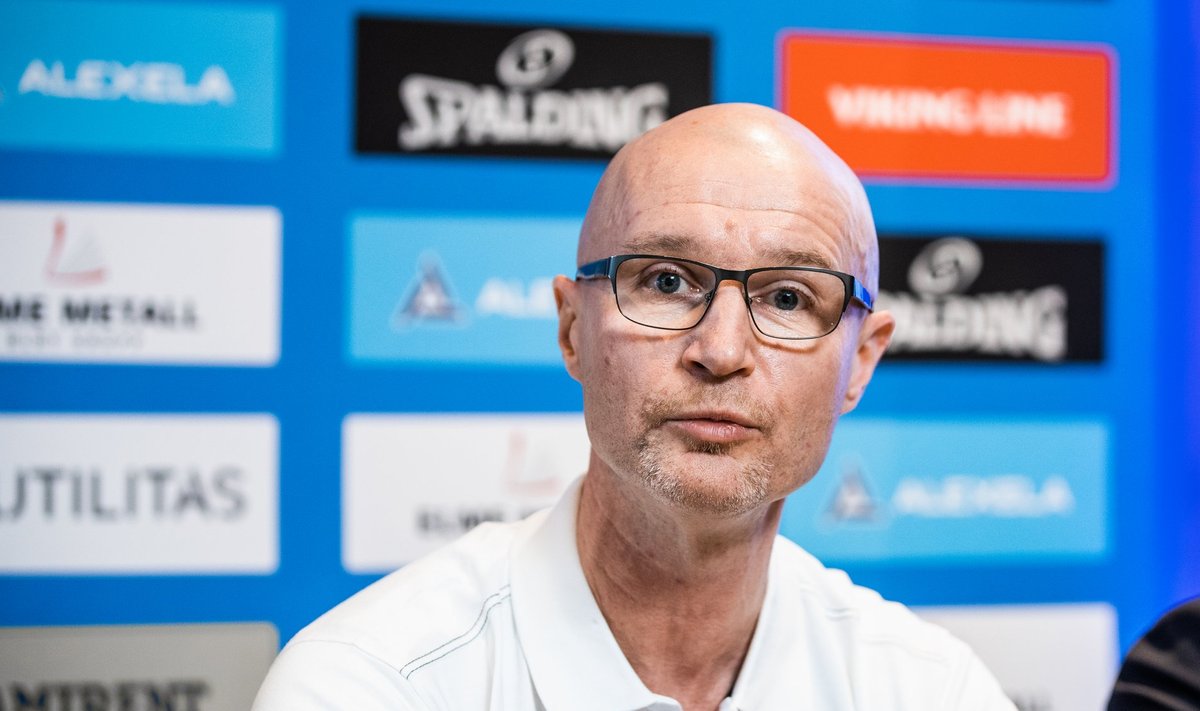Eesti korvpallikoondise peatreener Jukka Toijala.
