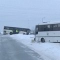 VIDEO | Libedus ajas Tallinna äärelinnas kaks bussi kraavi. SEBE juhatuse liige: on absurdne, et sel ajal polnud teed hooldatud