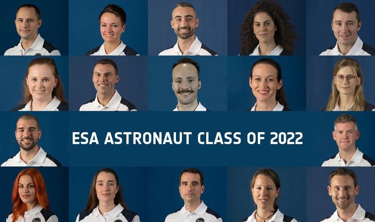 17 Euroopa astronaudikandidaati