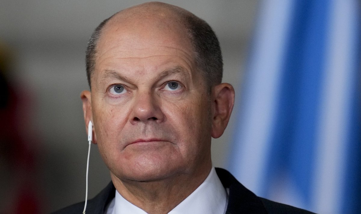 Olaf Scholz Buenos Aireses pressikonverentsil