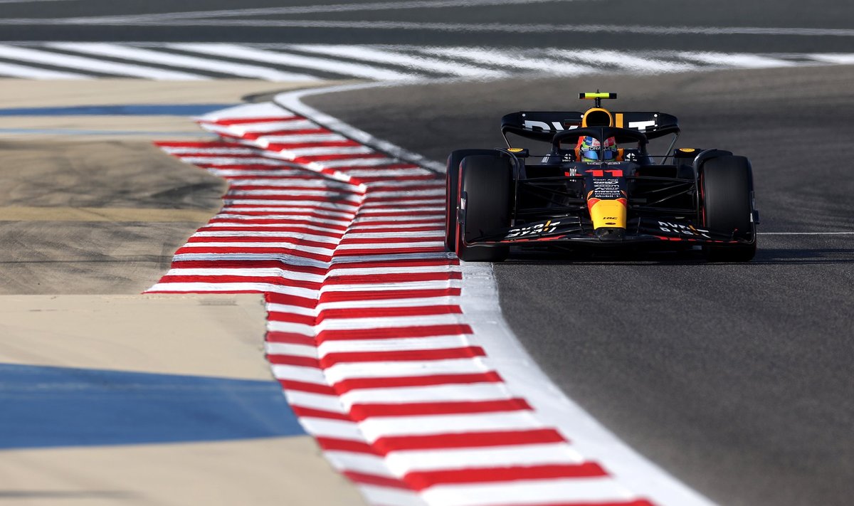 Sergio Perez võitis Bahreini GP 1. vabatreeningu.