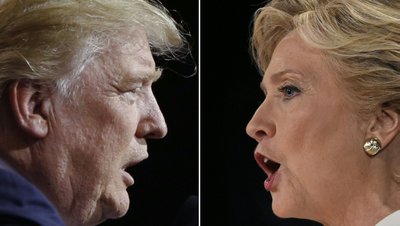 Hillary Clinton, Donald Trump