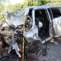 ФОТО | В Валгамаа столкнулись две машины. Водители погибли на месте