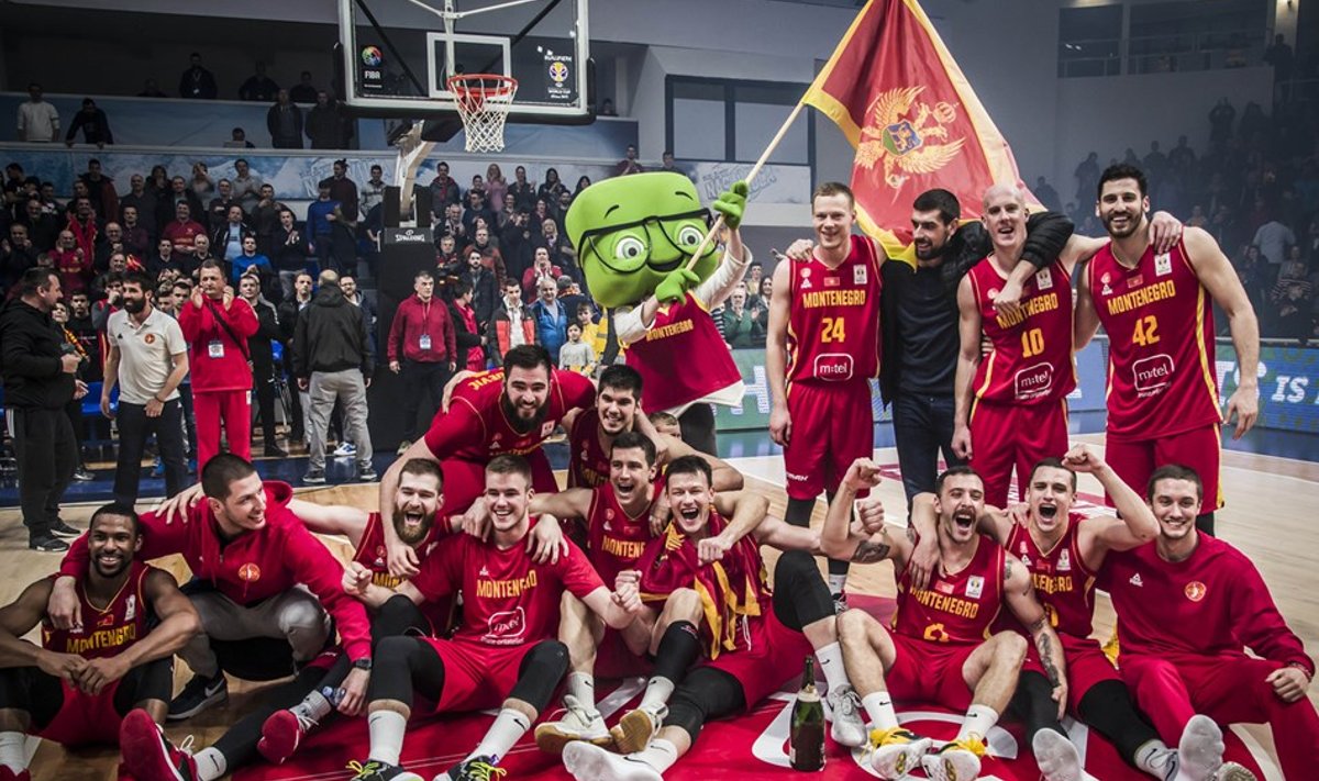 Montenegro korvpallikoondis võib rõõmustada - pääs MM-ile on tagatud.