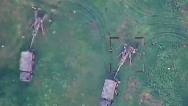 VIDEO | Venelased üritavad Ukraina M777 haubitsat hävitada kamikaze-drooniga