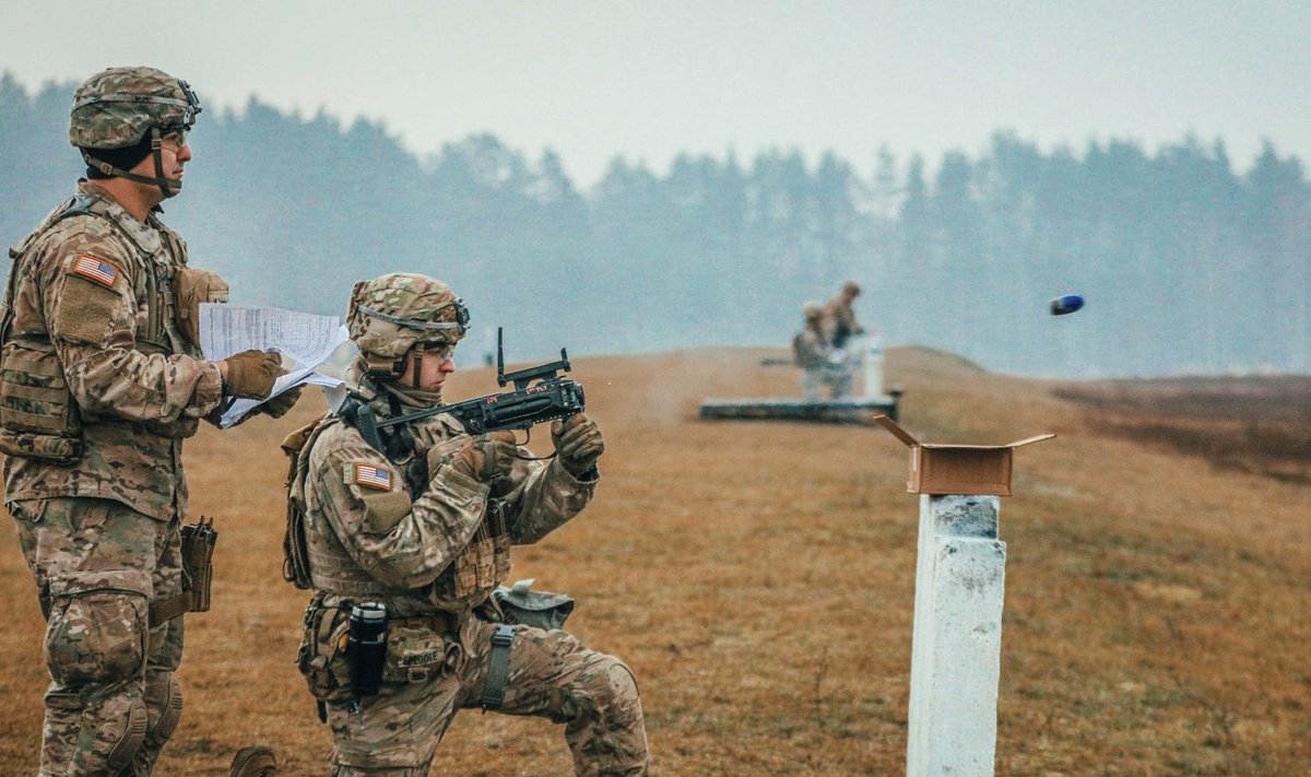USA sõdurid Poolas õppustel