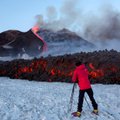 VIDEO ja FOTOD: Sitsiilia Etna vulkaani plahvatus vigastas kümmet inimest