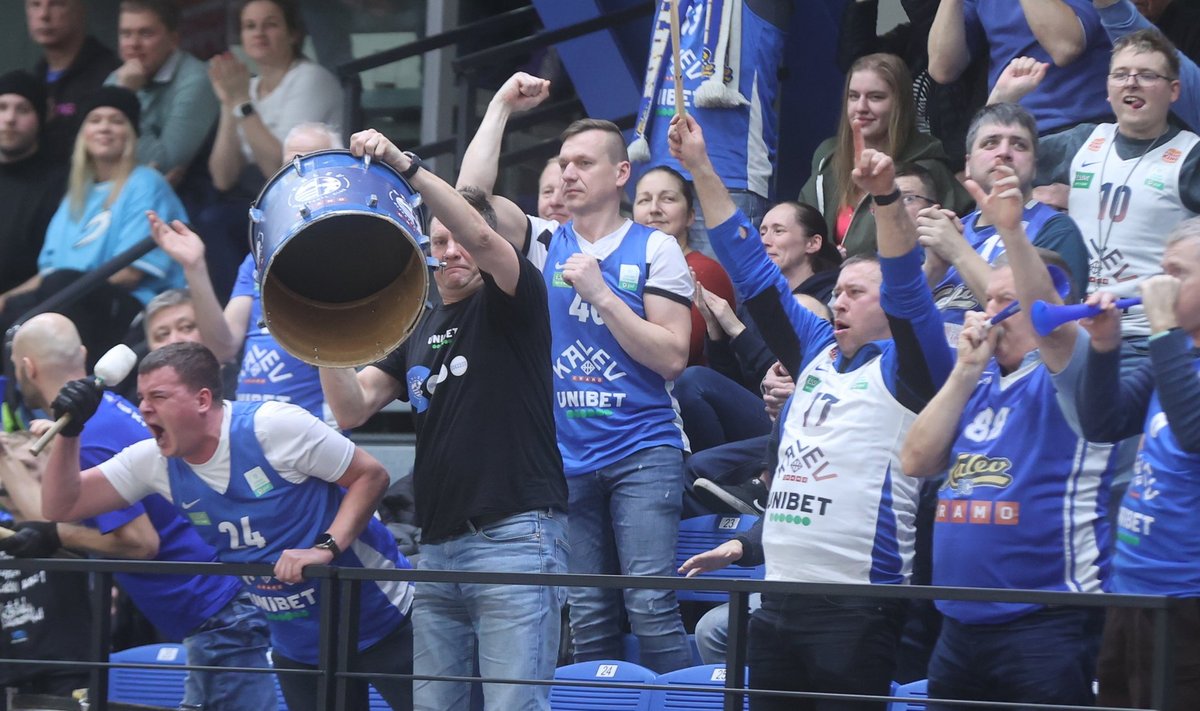 Kalev/Cramo fännid loodavad, et eurohooaeg jätkub.