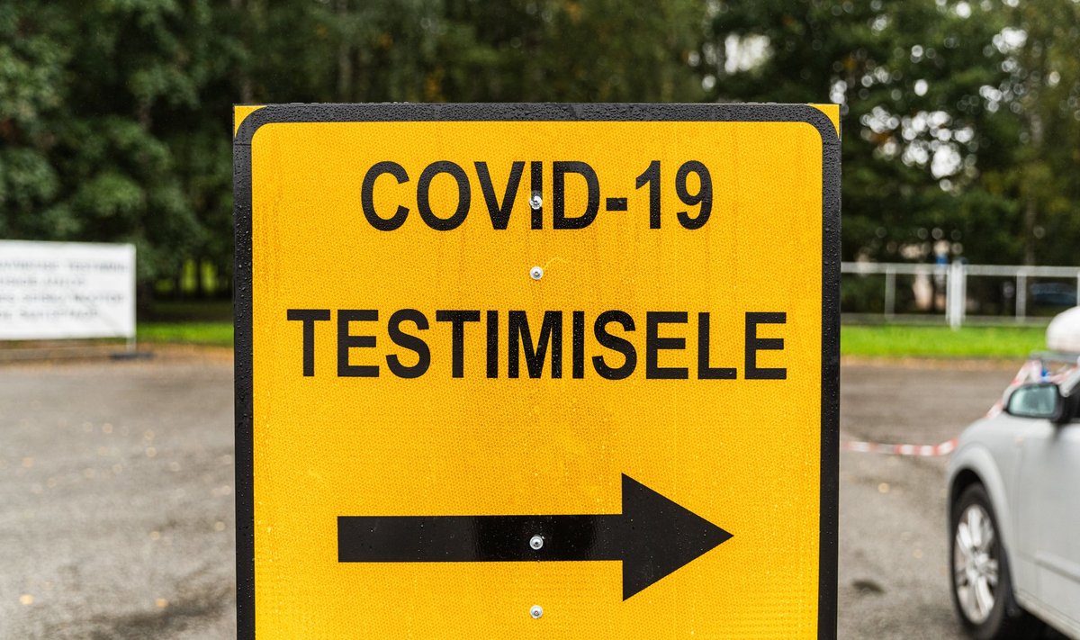 Covid-19 testimine Tartu lauluväljakul
