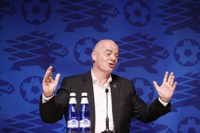 Gianni Infantino Tallinnas.