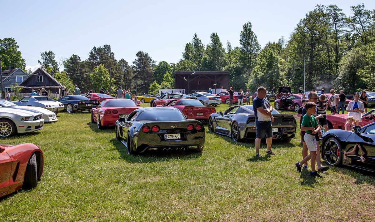 Eesti Corvette klubi Ameerika sportautode näitus