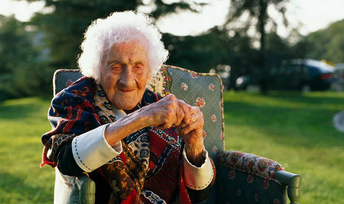 Pikaealisuse rekord kuulub tänapäeval 122-aastaseks elanud prantslannale Jeanne Calmentile