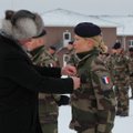 Министр обороны Лаанет вручил медали миссии служащим в Тапа французским солдатам боевой группы НАТО