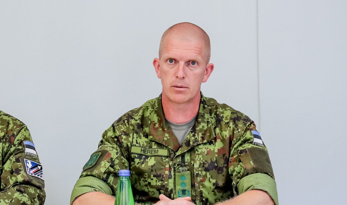 Kaitseväe peastaabi ülem ja tulevane kaitseväe juhataja kindralmajor Martin Herem