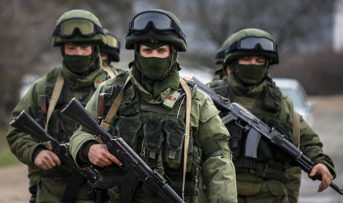 "Зеленые человечки" в Крыму в марте 2014 года