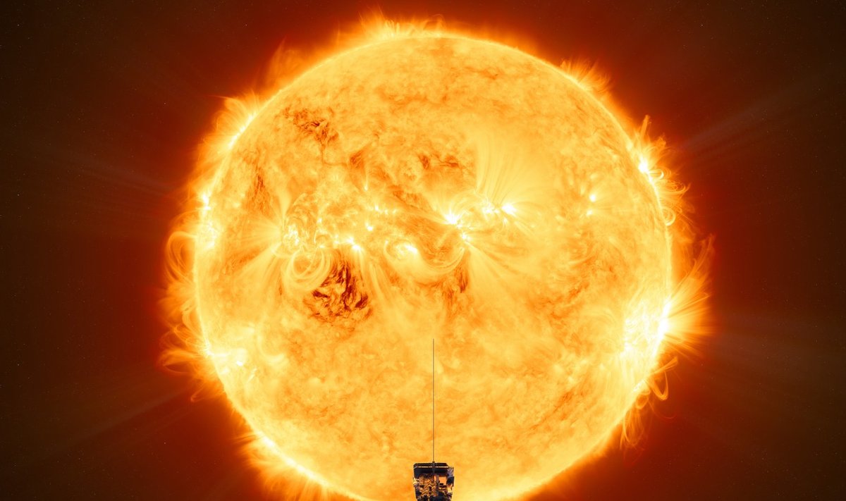 Solar Orbiter kunstniku nägemuses