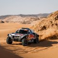 Toyota piloot Dakari rallil etapi kiireim, rekordimees Peterhansel võttis Sainzilt liidrikoha