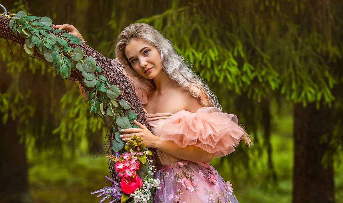 Диана Василевская, победительница конкурса "Мое любимое летнее платье"