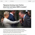 Hollandi ringhääling illustreerib artiklit Hispaania kuninga 5000 naisest Evelin Ilvesega