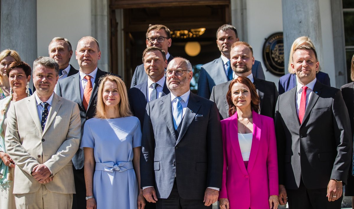 Valitsuse ametisse nimetamine Kadriorus 18.07.2022