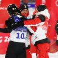 Suusahüpete meeskondlikuks olümpiavõitjaks krooniti Austria, tiitlikaitsja Norra poodiumilt väljas
