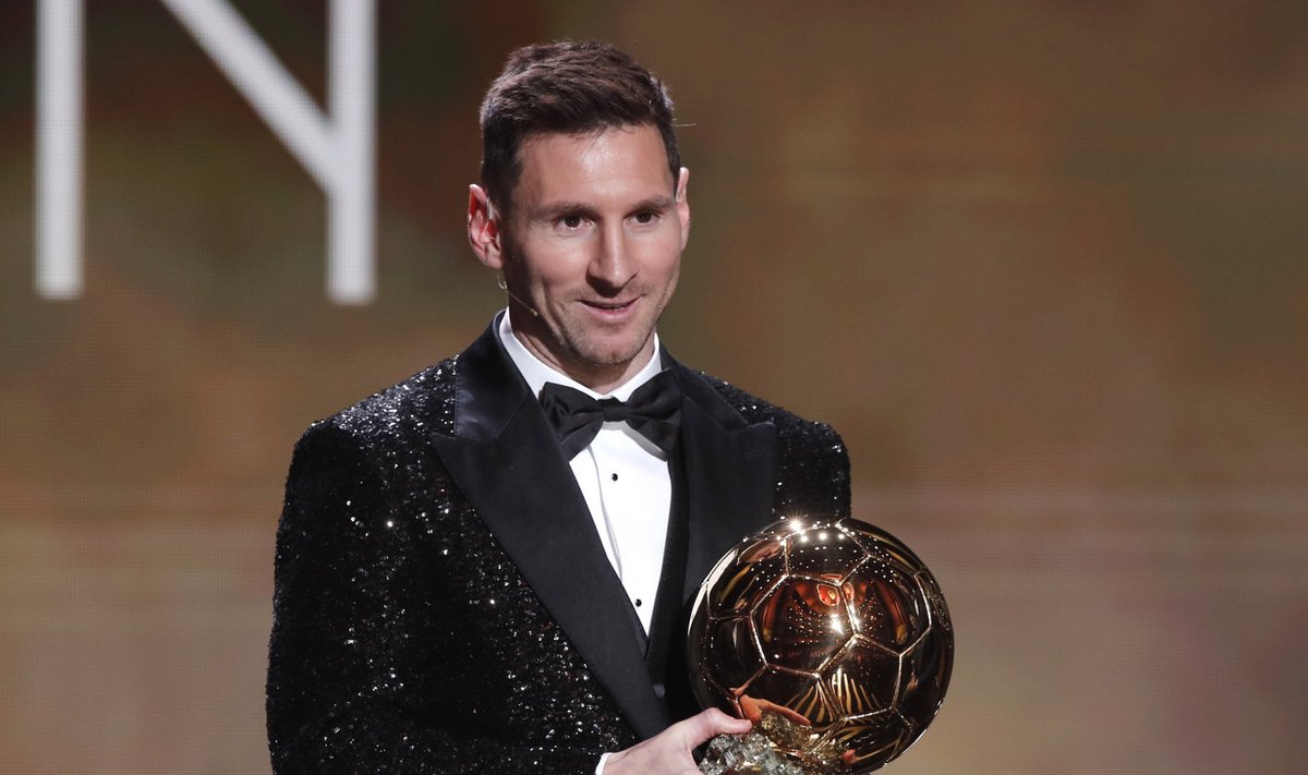 Lionel Messi pälvis esmaspäeva õhtul oma seitsmenda Ballon d'Or'i.