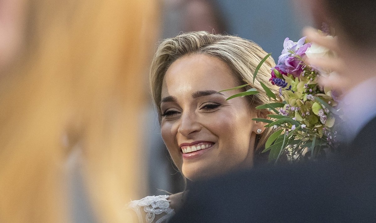 Ksenija Balta pulmapäeval.