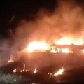 ВИДЕО: Под Харьковом разбился военный самолет