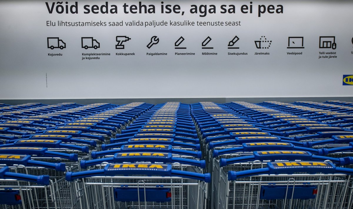 IKEA kauplus Tallinna lähedal Kurnas