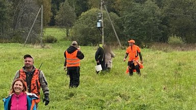 ФОТО | В воскресенье в Ида-Вирумаа с помощью вертолета и дрона нашли четырех заблудившихся грибников