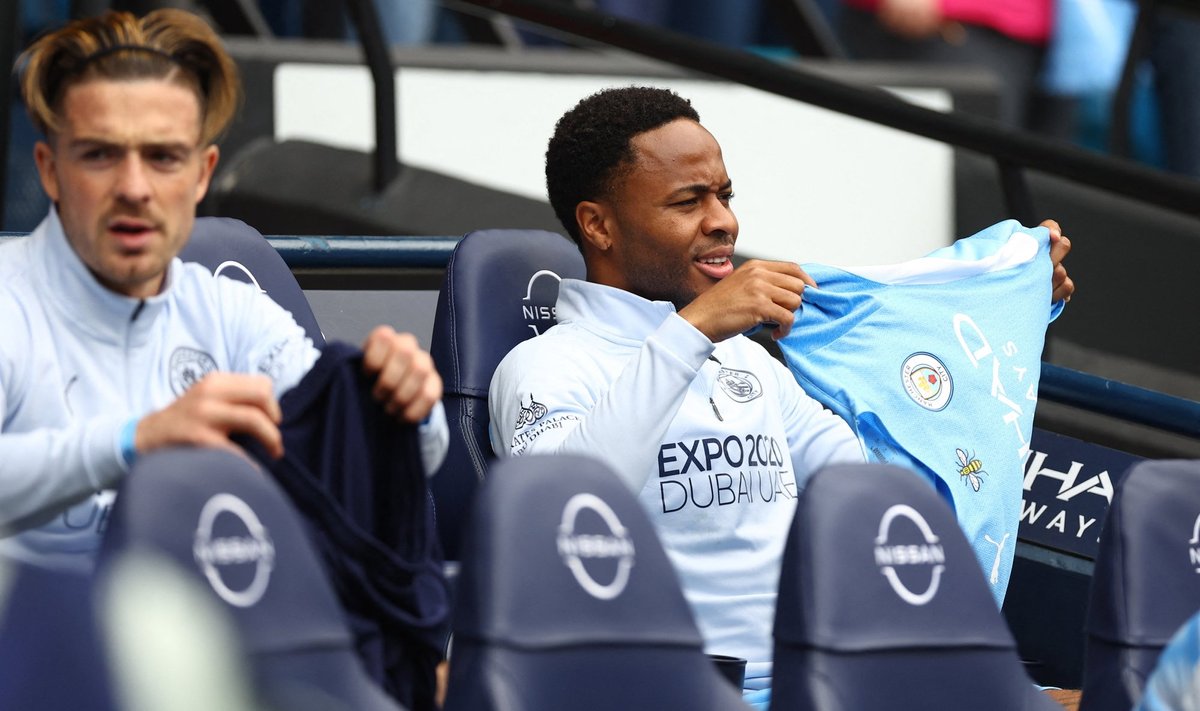 Jack Grealish ja Raheem Sterling