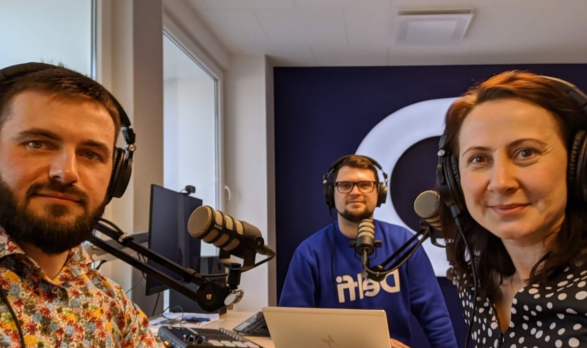 Vaskult: Rauno Mäger, Lauri Toomsalu ja Anna Saar