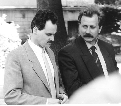 MEHED VARJUS II: Jaan Toots ja Kalle Klandorf suvel 1992