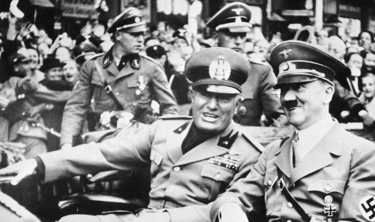 Mussolini ja Hitler Münchenis 28. septembril 1938.