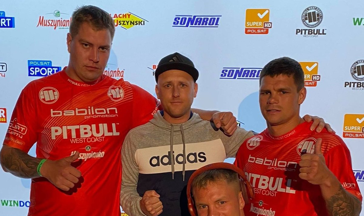 Markko Moisar koos oma toetustiimiga.