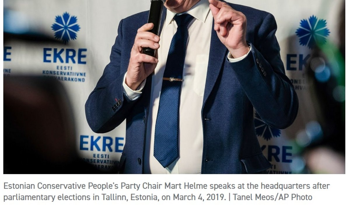 KAS TEIE NÄETE SIIN MART HELMET JA EKRE NIME? Helle-Moonika Helme ei näinud.