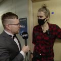 Jüri Muttika Eesti Laulu lava taga Anni Rahulale: te olete maskiga, Anni. Aevastad või miks küll?