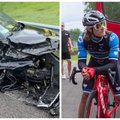 Eesti jalgrattur Mihkel Räim sattus koos tiimikaaslastega ohtlikusse liiklusõnnetusse
