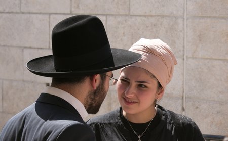 Ortodokssete juutide noorpaar