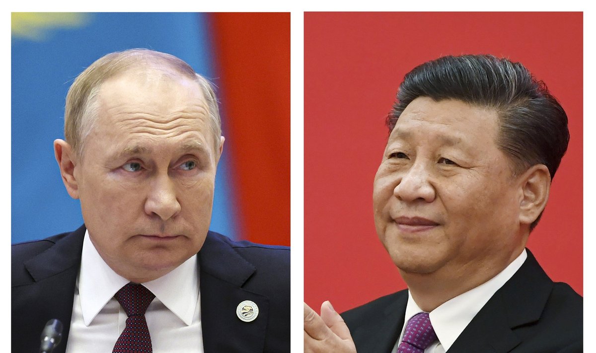 Vene president Vladimir Putin ja Hiina president Xi Jinping