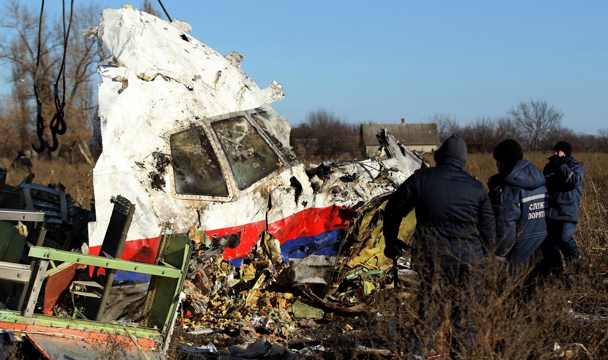 MH17 vrakk Ukrainas