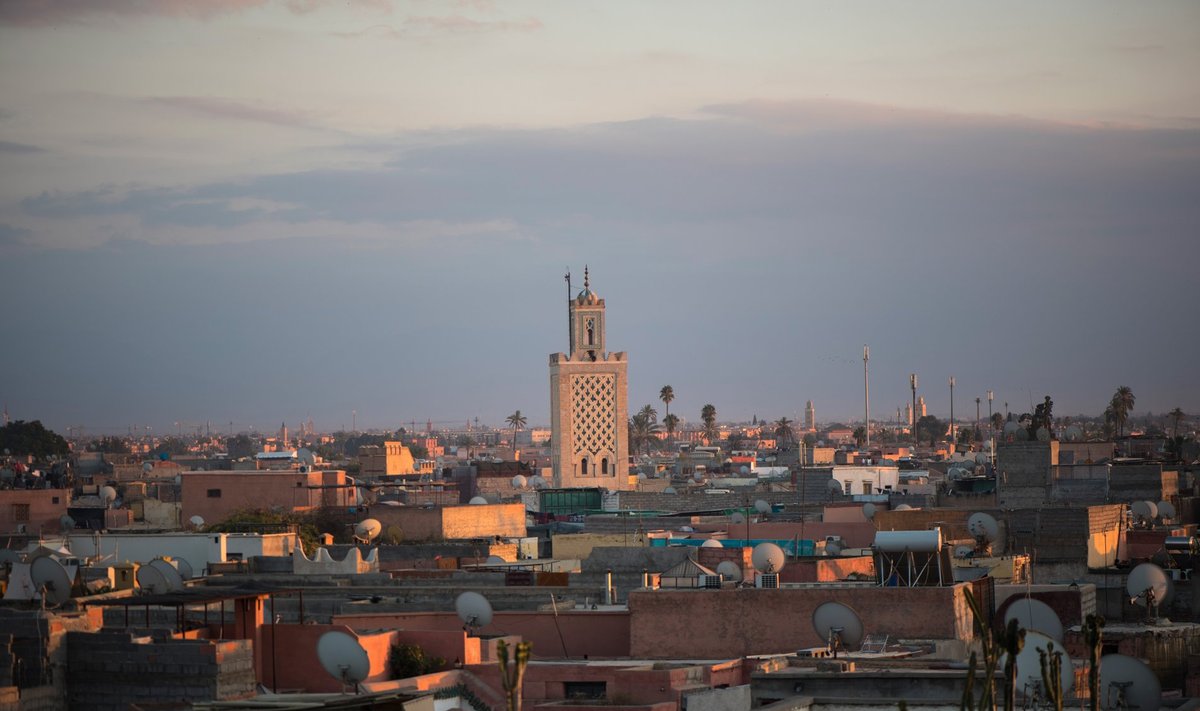 Roosa linn Marrakech