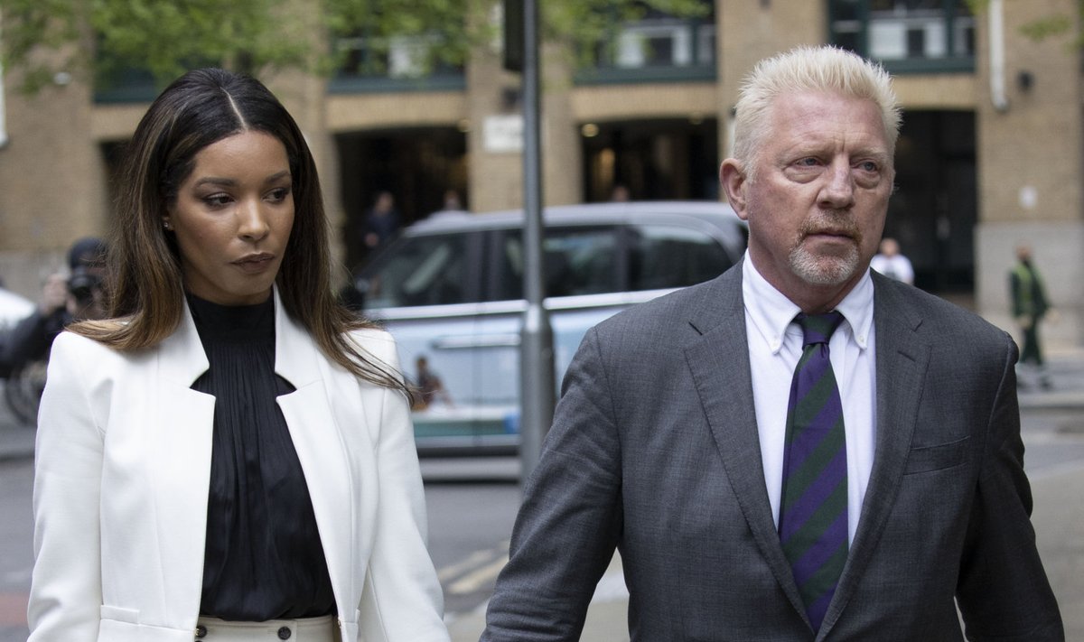 Boris Becker ja tema tüdruksõber Lilian de Carvalho Monteiro teel vanglasse.