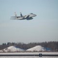 ВВС Эстонии: необычный грохот в небе над Таллинном вызывают тренировочные полеты истребителей F-15C