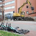 FOTOD | Samm piirkonna muutumise suunas: Balti jaama lähistel võetakse üles kasutud raudteerööpad