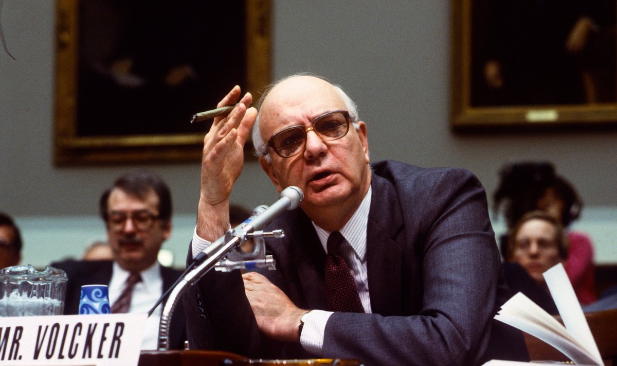 Paul Volcker juhtis föderaalreservi aastatel 1979-1987.